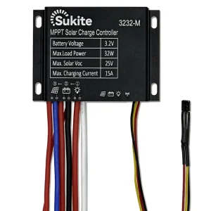 MPPT Flat 3232 3.2V 32W 15A Solar Charge Controller for Street Light Solar Energy with Sensor