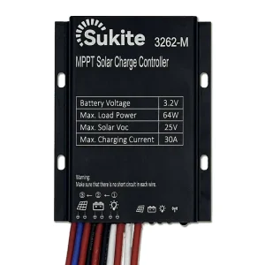 MPPT Flat 3262 3.2V 64W 30A Solar Charge Controller for Street Light Solar Energy With Sensor Project Street Light