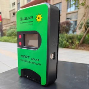 MPPT Hybrid 12V 24V 30A Solar Charge Controller with LCD+LED Display for Home Use Lead-acid Lithium Batteries 98% Efficiency