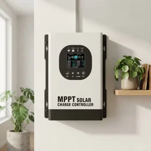MPPT Solar Charge Controller 60A 48V with LCD Display Auto Voltage Recognition for Solar PV Systems and RV Applications