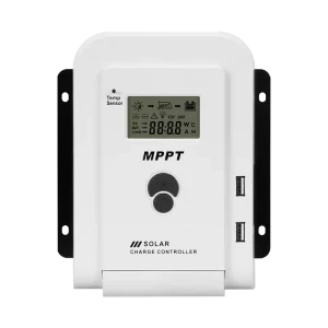 MPPT Solar Charger Controller Regulator 12V 24V AUTO Lead Acid Gel Seal Flood Lithium Batteries Dual USB Output LCD Display 97%
