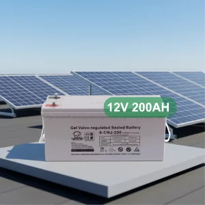 Maintenance Free Sealed Lead Acid Gel Battery 12V 200Ah for Electric Wheelchairs Power Tools Backup Generators