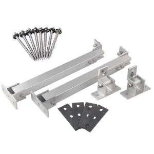 Manufacturer Adjustable Aluminum Solar Panel Mounting System for Tile Roof, Wall-Mounted Bracket