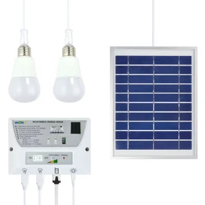 Manufacturer Mini Simple Home Solar Lighting System for Lighting and Mobile Charging With Cable