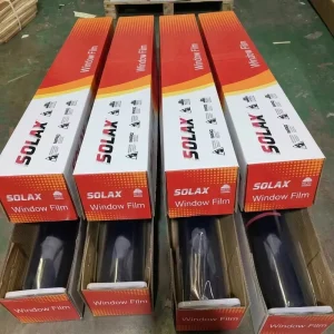 Manufacturer Roll Window Solar Insulation 2PLY Car Tinted Glass Protection Film Roll 60inchx100ft Paper Sheet