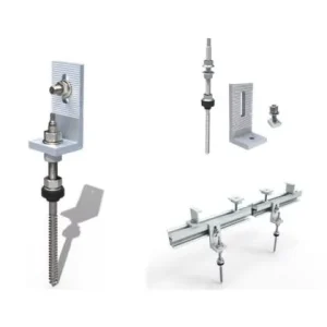 Manufacturer Tin Roof PV Solar Panel Mounting Structure Tin Hooks Anti-Corrosion Quick Installation 10-Year Warranty