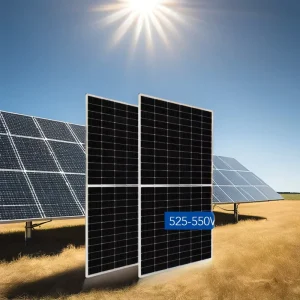 Manufacturers Low Price 550Watt Bi-Facial PERC Solar Panels System Solar Panel Shingles High Efficiency Photovoltaic PV
