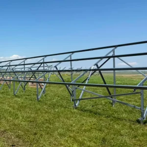 Manufacturers Solar Ground Screw Solar Mounting Systems 3MW Al-Mg-Zn Coated C Steel Solar Ground System Structure