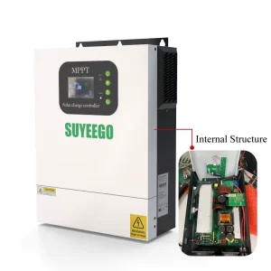 Max PV 60v 500v 48v 120A 6000W LCD Screen RS485 WIFI MPPT Solar Charge Controller for Lithium Battery