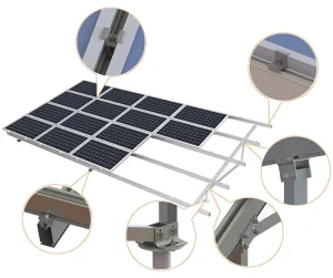 Metal Roof Solar PV Panel Mounting Bracket and Racking System for Commercial Use