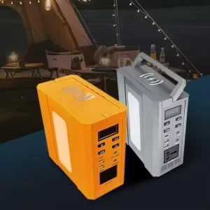 Mini 300W Charging Portable Power Station LiFePO4 Battery Backup Solar Generator for Camping Outdoor and Emergency Use