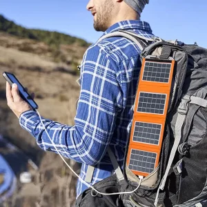 Mini 6W 5V Foldable Solar Panel Charger for Cellphones