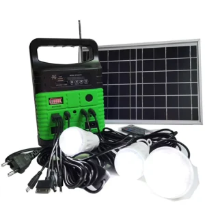 Mini Home Light Solar System Lighting with Solar Panels 10W