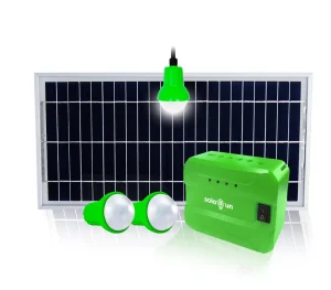 Mini Off-Grid Home Solar Power System with Fan and TV, Portable Solar Energy System