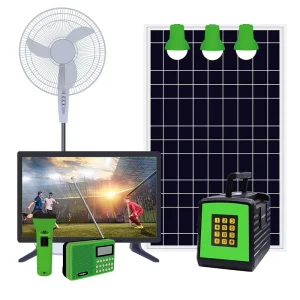 Mini Portable Off-Grid All-in-One Solar Home Lighting System with LED Bulbs