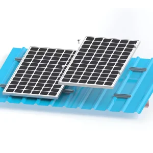 Mini Rail Solar Panel Roof Mounting Brackets Tin Roof Panel Mount and Photovoltaic Module Solar Mount Kits