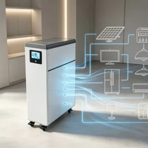 Mobile 30KWh LiFePO4 Home Energy Storage Battery 51.2V Large Capacity Lithium Battery Off Grid Solar Power Storage System