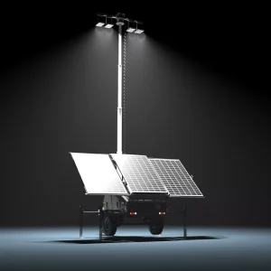 Mobile Solar Power System Trailer with Solar Panel