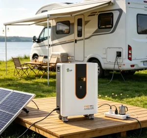 Mobile Wheeled 51.2V 200Ah 10.24kWh LiFePO4 Split Rack Mounted Smart BMS Home Solar Storage Battery Floor Standing Dual