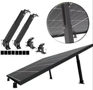 Modular Aluminum Alloy Anodized Flat Roof Solar Panel Racking Base (Al6005 T5)