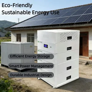 Modular Design Home Solar Energy Storage Systems Model SPS001 30kWh 8000 Cycle Life with AC220 10kW Solar Inverter