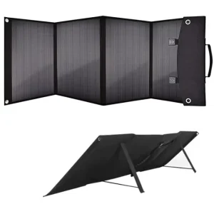 Monocrystalline Cells Solar Panels Foldable High Efficiency 20% Portable 100W 12V Camping