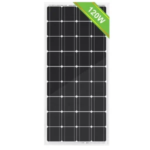 Monocrystalline Half Cell Solar Panel 120W Glass CE for Module