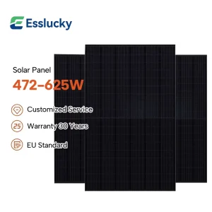 Monocrystalline Photovoltaic Solar Panel Cells for Rooftop Systems and Inverters