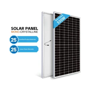 BLUE CARBON 540W MONO-CRYSTALLINE Solar Panels for Solar System or Solar Street Lighting