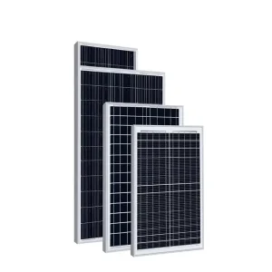 Monocrystalline Silicon Solar Panel 10W 550W Aluminum Frame 26% Efficiency Home Use 6V 18V Photovoltaic Power Generation Panel