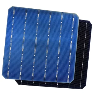 Monocrystalline Solar Cells 166x83mm 6BB Half Cut Silicon Based