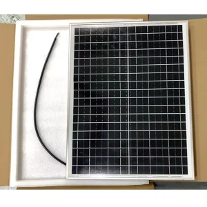 Monocrystalline Solar Panel 20W 12V 18V for Small Power Home and Car Systems Factory Direct Manufacturer