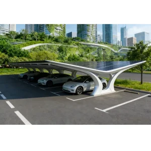 Mounting Brackets Frame Steel Structure Aluminium Solar Carport System