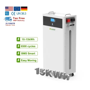 Movable CE 10kWh 15kWh Solar Battery LiFePO4 48V 200Ah 300Ah Lithium Battery for 51.2V Solar Energy Storage System