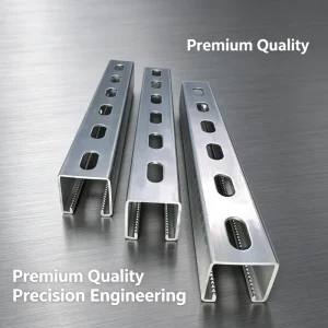 Multi Specification Slotted Channel Steel Solar Mounting Frame Lightweight Support Channel Steel for Residential Solar System