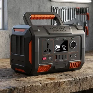 Multi functional 15W Wireless Charging 300W 270Wh Pure Sine Wave Power Station Solar Generator for Remote Work OVO A3E