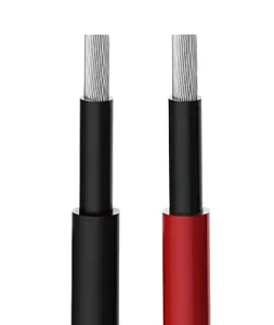 Multi-strand Special Connection Line Photovoltaic DC Solar Heating Cable with Copper Conductor PTFE Insulation Solid Core 10 AWG