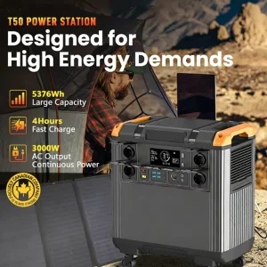 Multifunctional Portable AC 600W Powerbank Support Solar Charging Power Station for Outdoor Adventure