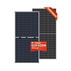 N-Type 630W Half-Cell Solar Panel 600W 610W 620W Half-Cut