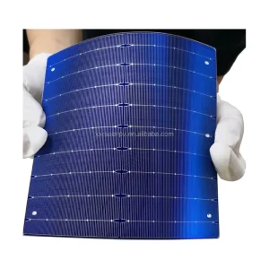 N-Type HJT Bifacial Monocrystalline Solar Cell 158.75×158.75mm 5BB 5.846W 23.2%+ Efficiency Flexible PV Cell