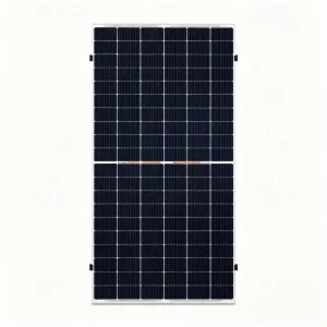 N型182mm双面半切割太阳能电池板630W单晶硅光伏组件，适用于商业屋顶