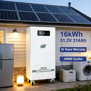 NK005 25.6V 51.2V 7.5kWh 14kWh 16kWh LiFePO4 Solar Home Energy Storage System with CAN Communication Off-Grid