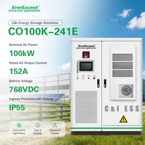 New Arrival CO100K 241E 152A Output C&I Energy Storage System 12000 Cycle LFP Battery Off Grid Solar Genset Backup 100kW 241kWh