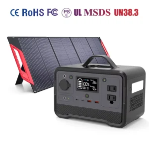 New Luxury 298Wh Portable Power Station Outdoor Power Supply Solar Panel Generator