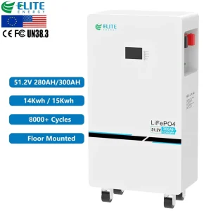 New Product 51.2V 48V 280Ah 300Ah 14kWh 15kWh Lifepo4 Lithium Ion Solar Battery Floor Mounted Home Energy Storage System