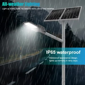 New Product 80W 100W IP65 Aluminum Split Solar Street Light Waterproof Outdoor Road Highway Application Solar Lights