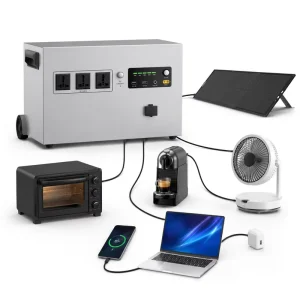 New Solar Generator Power Station for Home 1200W 2000W 3600W LiFePO4 Outdoor Portable Power Station