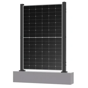 New Solar Products Vertical Bifacial Pv Racking Vertical Solar Panel Fence for Solar Farm System