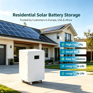 New Upgrade Deep Cycle Lithium Battery LiFePO4 51.2V 100Ah Energy Storage Battery Home Hybrid Inverter Battery Combo