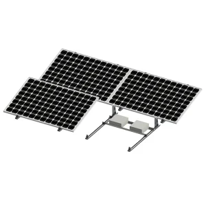 Non-Penetrating Ballasted Flat Roof Solar Mounting System No Drill for Commercial Building